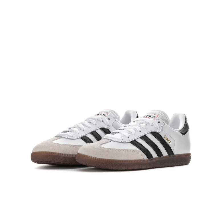 adidas Samba Sneakers - White, Black & Gum