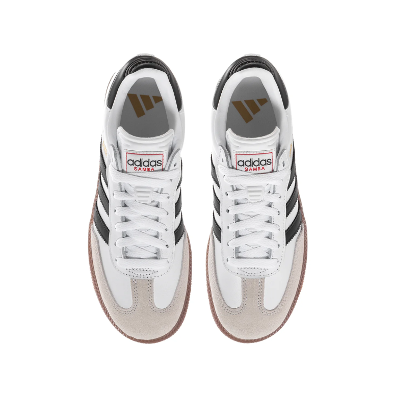 adidas Samba Sneakers - White, Black & Gum