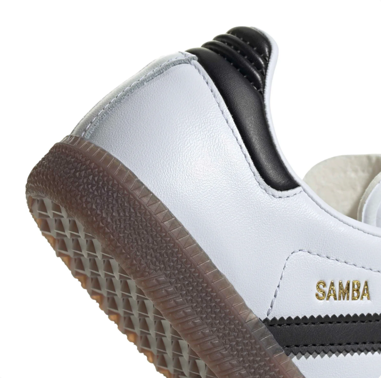 adidas Samba Sneakers - White, Black & Gum