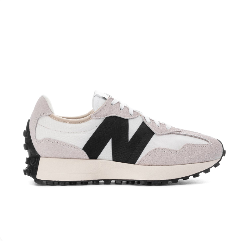 New Balance Sneakers - White & Light Gray with Black N Logo