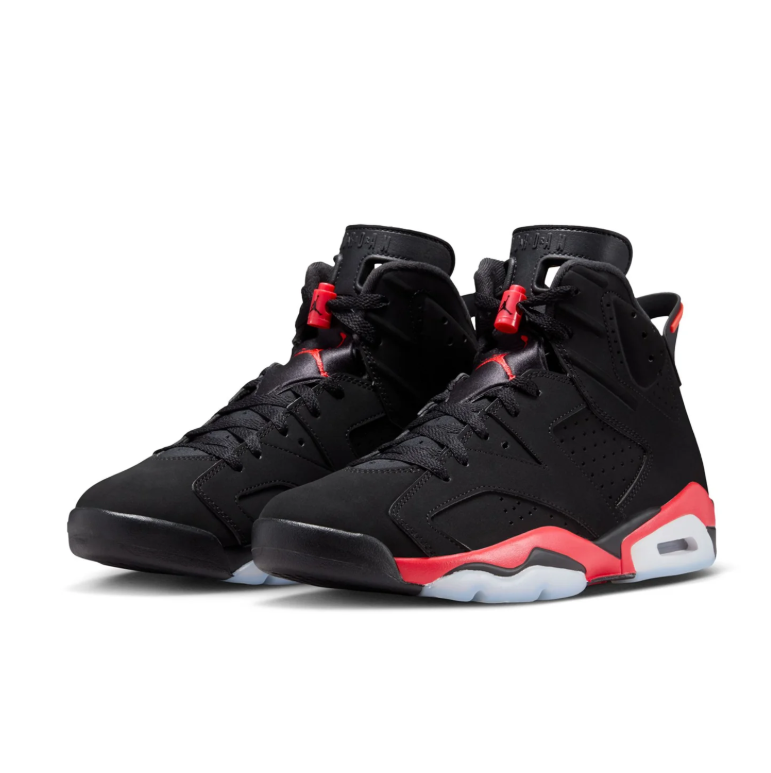 Jordan High-Top Sneakers - Black & Red