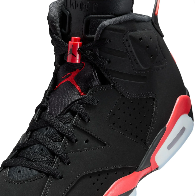 Jordan High-Top Sneakers - Black & Red