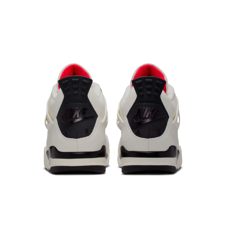 Jordan Sneakers - White & Black with Red Accents