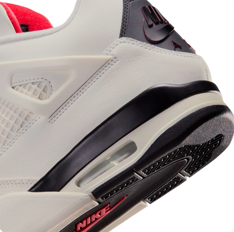 Jordan Sneakers - White & Black with Red Accents
