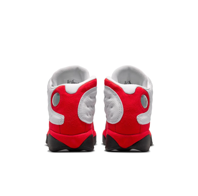 Jordan High-Top Sneakers - White & Red with Black Accents