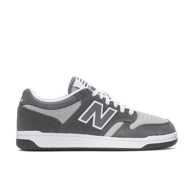 New Balance 480 Sneakers - Gray & White