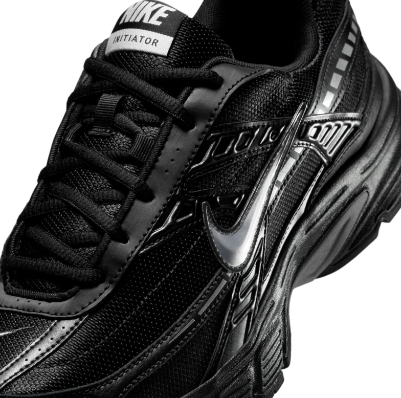 Nike Initiator Sneakers - Black & Silver