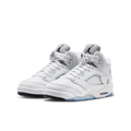 Air Jordan 5 Sneakers - White & Icy Blue