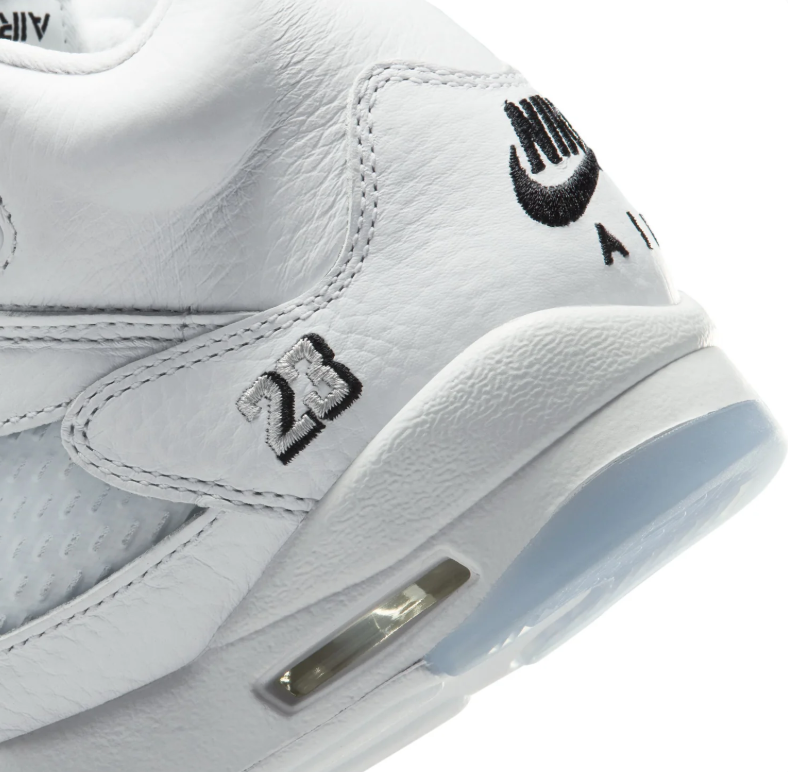 Air Jordan 5 Sneakers - White & Icy Blue