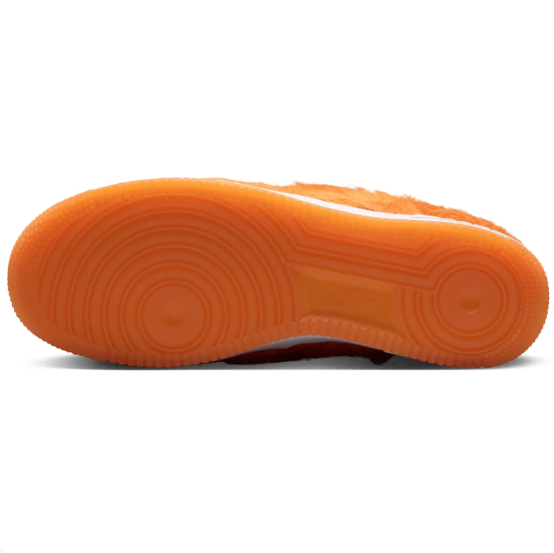Nike Air Force 1 Low Sneakers - Orange Shaggy Texture