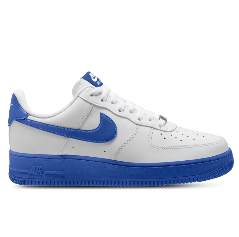 Nike Air Force 1 Low Sneakers - White & Royal Blue