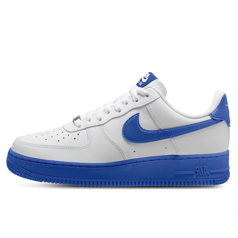 Nike Air Force 1 Low Sneakers - White & Royal Blue