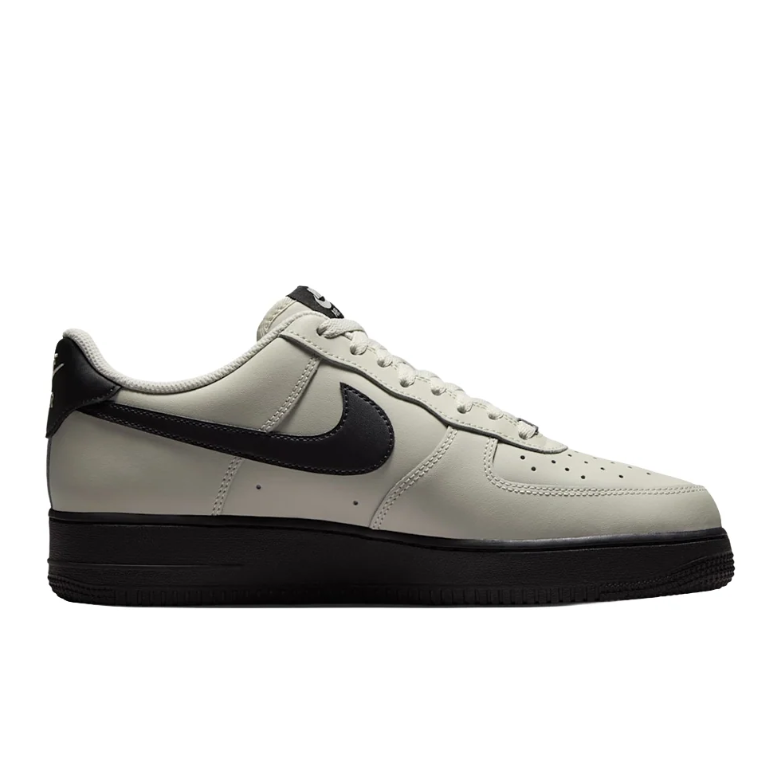 Nike Air Force 1 Low Sneakers - Light Gray & Black