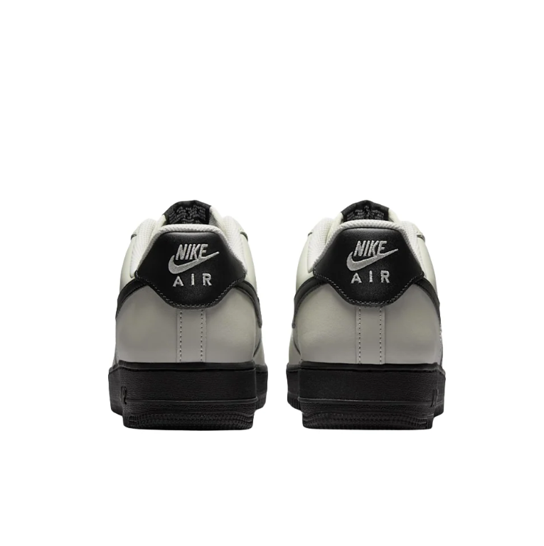 Nike Air Force 1 Low Sneakers - Light Gray & Black