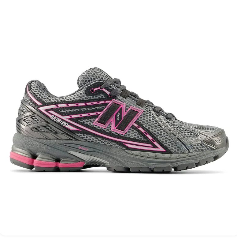New Balance 1906R Sneakers - Gray, Black & Pink