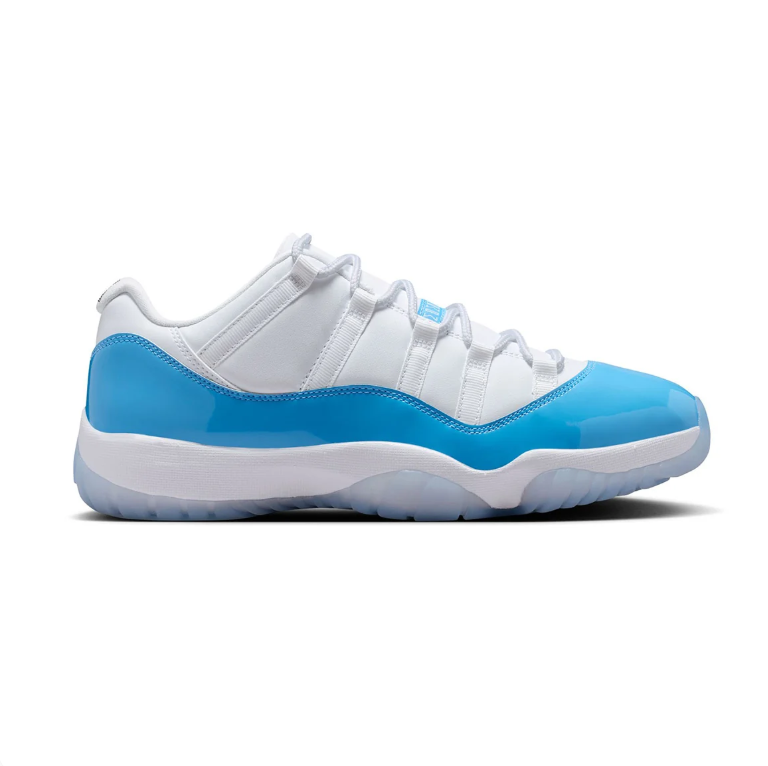 Air Jordan 11 Low Sneakers - White & Bright Blue