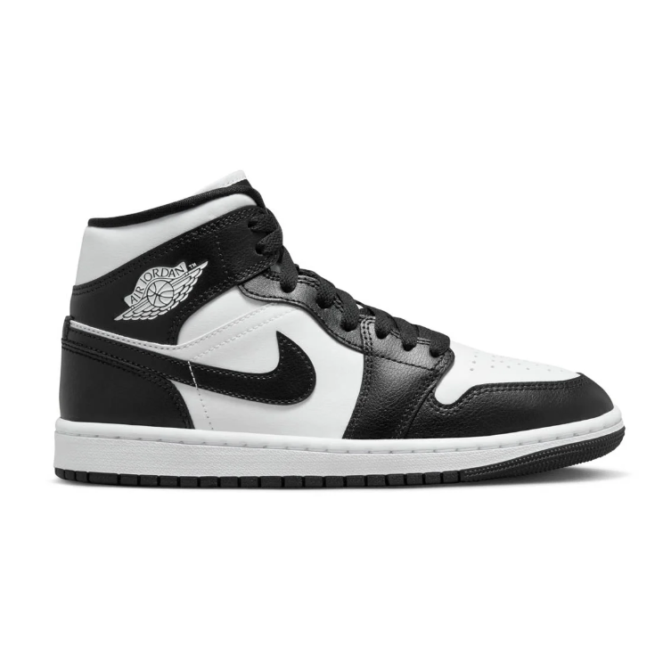 Air Jordan 1 Mid Sneakers - Black & White