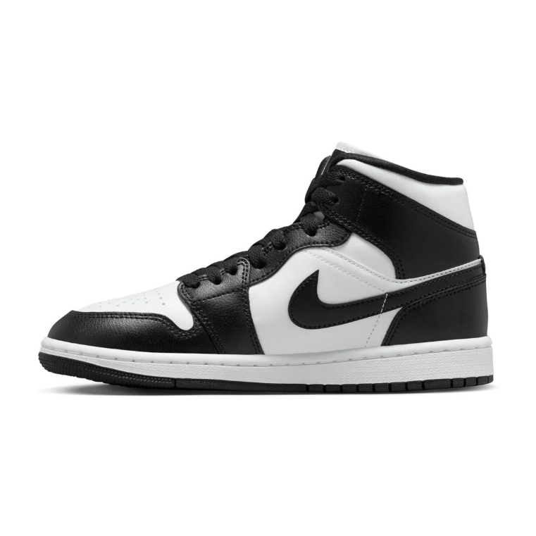 Air Jordan 1 Mid Sneakers - Black & White