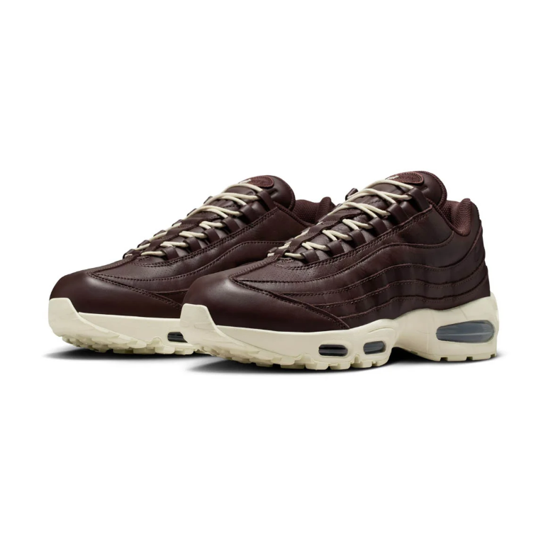 Nike Air Max 95 Sneakers - Dark Brown & Cream