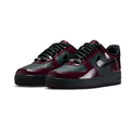 Nike Air Force 1 Low Sneakers - Glossy Burgundy & Dark Green